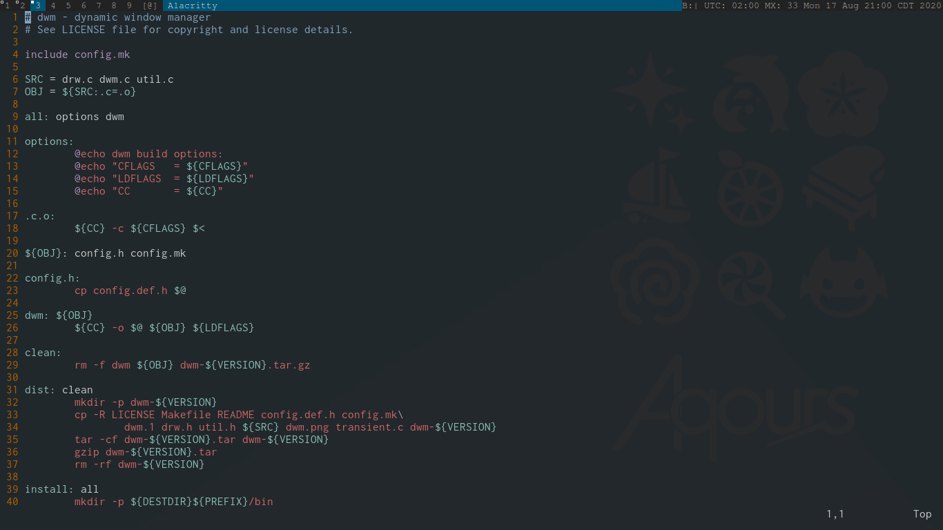 VIM abriendo Makefile VIM abriendo Makefile